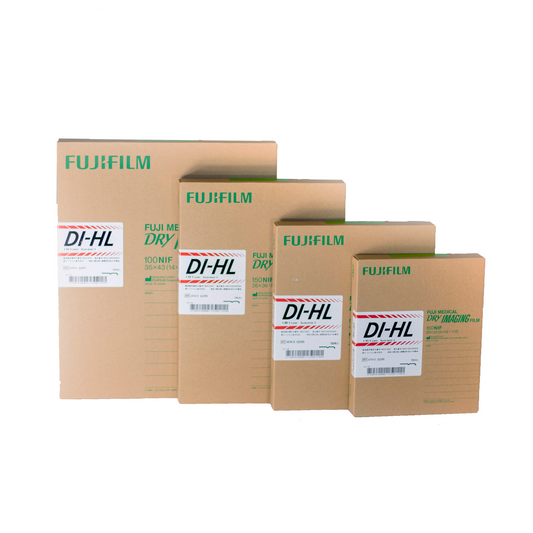 Películas Fujifilm Drypix, que ofrecen solventes acuosos únicos libres de malos olores, entregando una imagen clara y de calidad. 